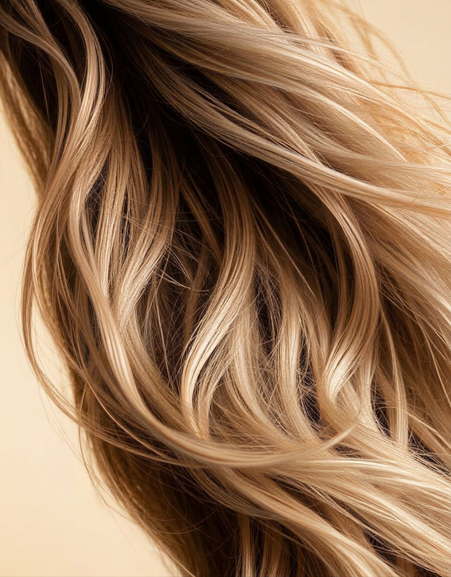 Texture cheveux balayage