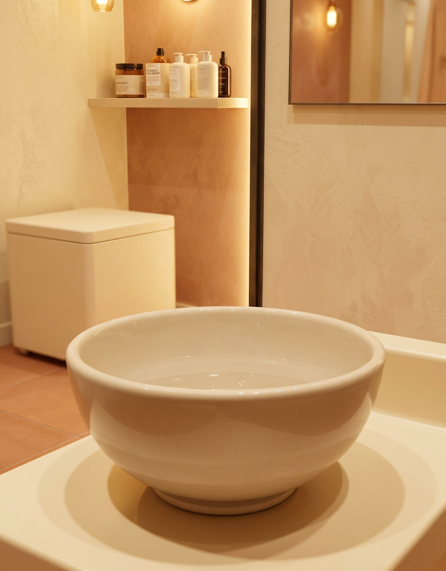 Bac de lavage minimaliste